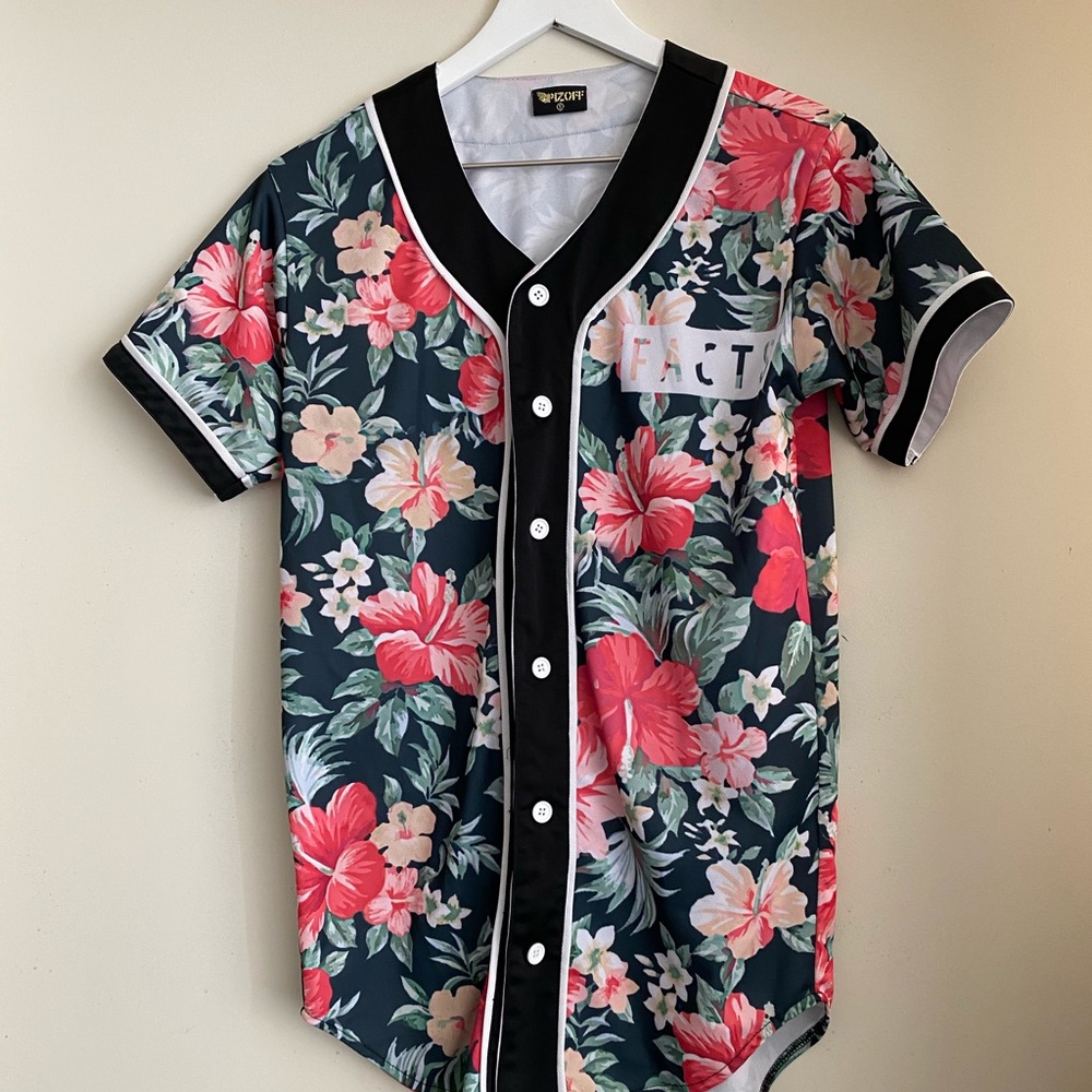 Floral Facts Baseball Shirt